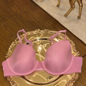 Victoria's Secret Shimmering Pink Bra Sz 34B